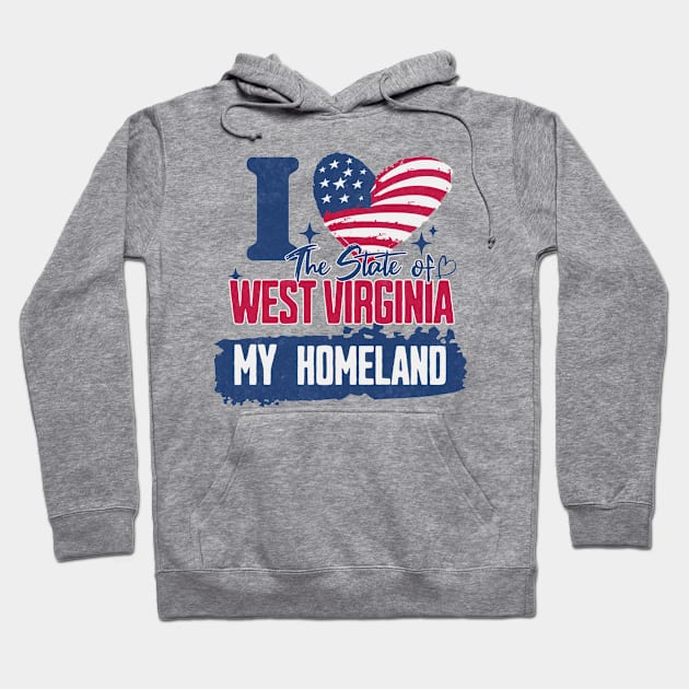 West Virginia my homeland Hoodie by HB Shirts